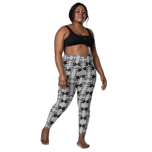 SILVER JAB Crossover leggings with pockets